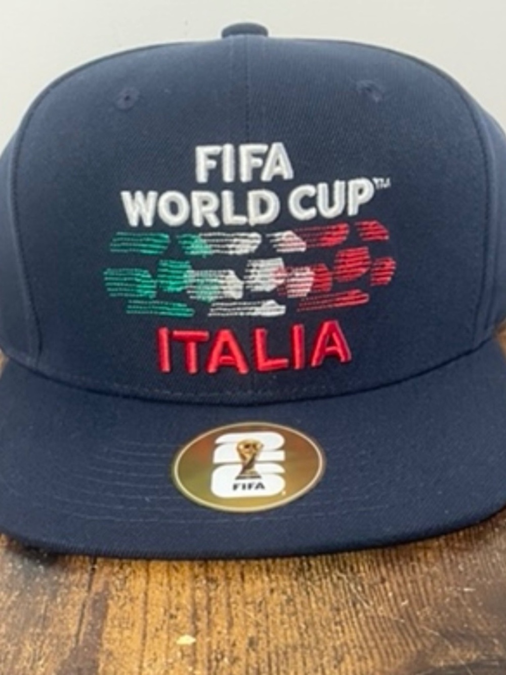 FIFA World Cup Italia navy blue snapback hat #football #soccer